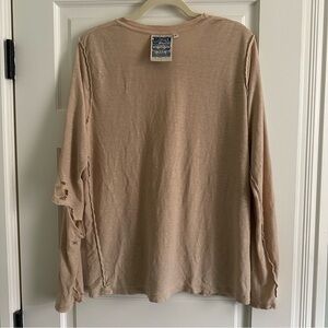 WORN IN Hemp Long Sleeve Tee Canvas L